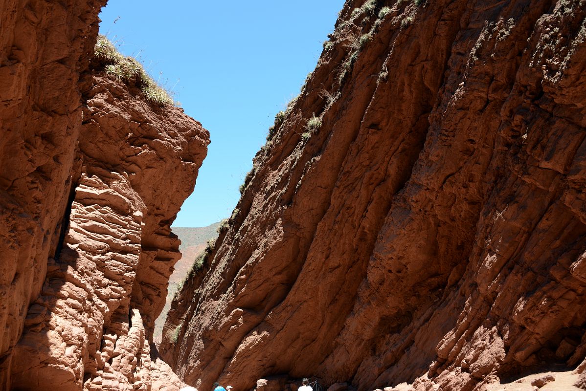 17 Walking Out Of The Garganta del Diablo The Devils Throat In Quebrada de Cafayate South Of Salta